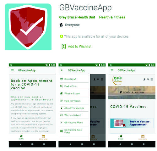 Download Grey Bruce COVID-19 Vaccine App
